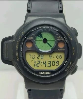 Casio CPW-310 Quartz Islamic Prayer Qibla Compass 1044 Vintage Men’s Watch • $120