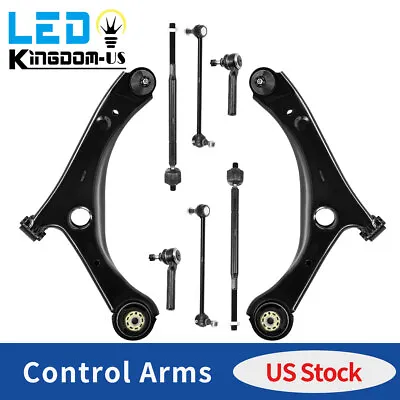 8pcs Front Lower Control Arms Sway Bar Tie Rod For 2008-2018 Dodge Grand Caravan • $98.99