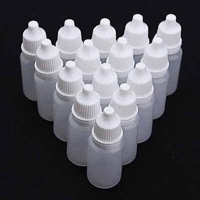 5/10/20 Pcs 20ml Plastic LDPE Eye Dropper Bottles Liquid Squeezable Empty • $2.51