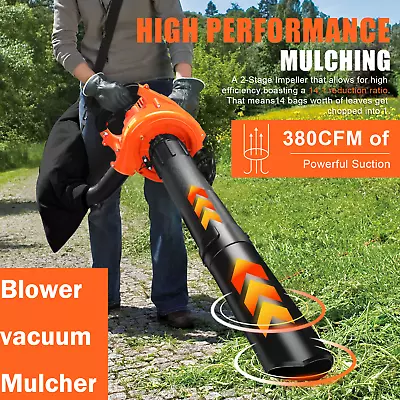 £102.99 • Buy Garden 30cc Petrol Leaf Blower 3-in-1 Vacuum & Mulcher & Shredder Cordless