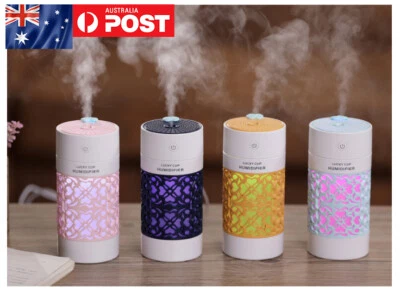 LED Air Humidifier USB Ultrasonic Aroma Diffuser Mini Essential Oil Diffuser • $25.99