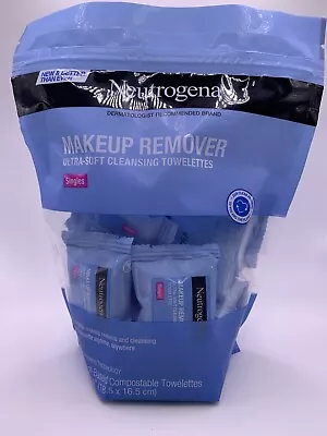 Neutrogena Hydroboost Facial Cleansing Makeup Remover Wipes With Hyaluronic 20CT • $5.65