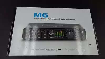 MOTU M6 6x4 USB-C Audio Interface With Studio-Quality Sound • $369.99