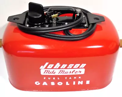 OMC Johnson Evinrude Gas Tank Dual Line Fuel Connector Restored 2 Hose 6 Gallon • $359.95
