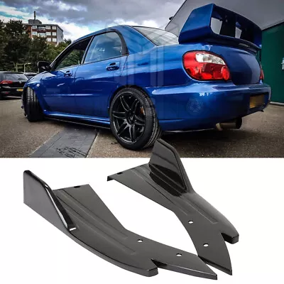 Rear Bumper Spoiler Splitter Lip Diffuser Side Skirt For Subaru Impreza WRX STI • $45.39