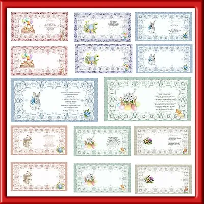 Inserts - 24 X  Easter  Assorted Sizes Inserts Set 2(march 2022)jemini's Craft's • £7