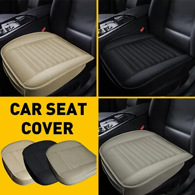 $19.99 • Buy Car Front Seat Cover PU Leather Pad Breathable Mat Cushion Full Surround