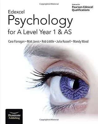 Edexcel Psychology For A Level Year 1 And AS: Student Book By Wood Mandy Book • £18.99