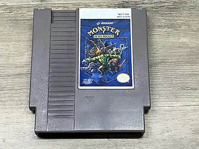 Monster In My Pocket (Nintendo NES 1992) Authentic Cleaned Tested WORKING! VGC • $62.25