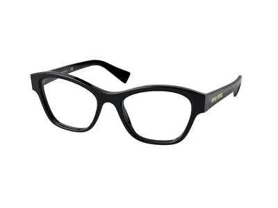 Miu Miu Eyeglasses Frame MU 08TV  1AB1O1 Black Woman • £148