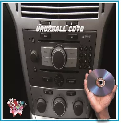 Vauxhall Sat Nav CD70 AstraCorsaMerivaSignumTigraVectraVivaroZafira CD • £14.50