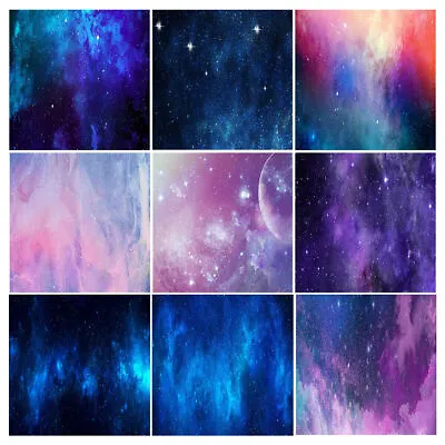 Gradient Nebula Starry Backdrop Studio Photos Photography Vinyl Background Prop • $8.69