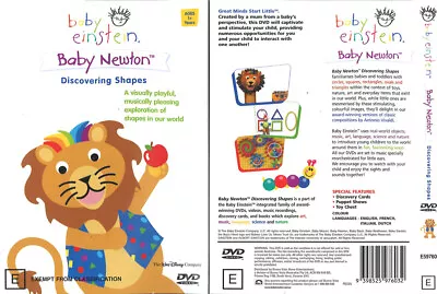 52D NEW SEALED DVD Region 4 BABY EINSTEIN BABY NEWTON • $15.80