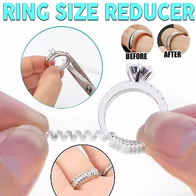 Ring Size Adjuster Reducer Spiral Invisible Snugs Guard Resizer Jewellery Tool • $10.99