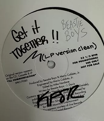 Beastie Boys Ft Q-Tip Get It Together OG Promo 12  1994 SPRO-.79385 • $20