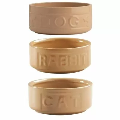 Mason Cash Pet Bowl Lettered Food/Water Dishes For Cat Rabbit (5 ) Or Dog (7 ) • £12.34