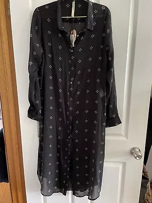 All About Eve Sabbath Shirt Kimono Jacket Sz 12 New Wth Tags $80 • $19.99