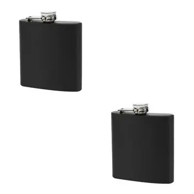 1/2/3 Vintage Powder Coated Portable Hip Flask For Home Goods Alcohol Stylish • $18.22