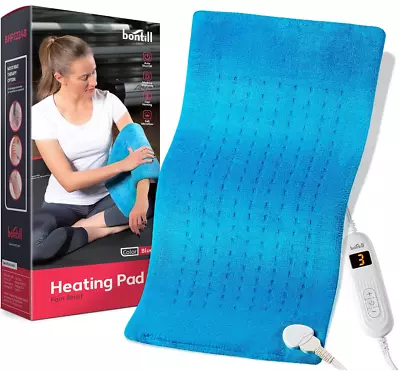 Electric Heating Pad Moist And Dry Therapy Back Pain Cramps Relief 12x24  LARGE • $23.99