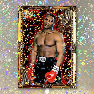 Mike Tyson Holographic Onyx Gold Getter Sketch Card Limited 2/5 Dr. Dunk Signed • $29.99