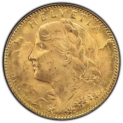 1922-B Switzerland 10 Ten Francs Gold Coin • $354.66