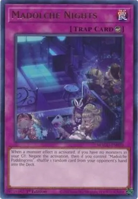 Madolche Nights - MAGO-EN070 - Rare - 1st Edition NM YuGiOh!  Maximum Gold • $1.71