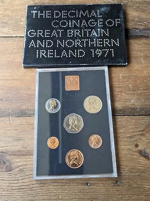 1971  Decimal Coinage Of Great Britain & Northern Ireland 6 Coin Proof Set. • £8.99