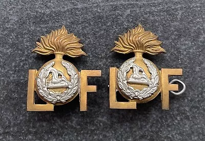 Genuine Lancashire Fusiliers Bi Metal Shoulder Title Badges • £16