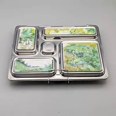 PlanetBox Rover Stainless Steel Lunch Box 5 Compartments Bento Box Dinosaurs • $24.36
