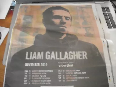 Liam Gallagher Tour Advert From The Metro 2019 • £1.25