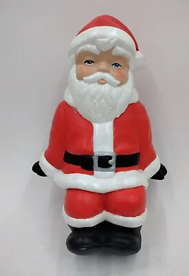 Vintage Christmas Ceramic Santa Shelf Sitter Hand Painted  Figurine  • $38.98