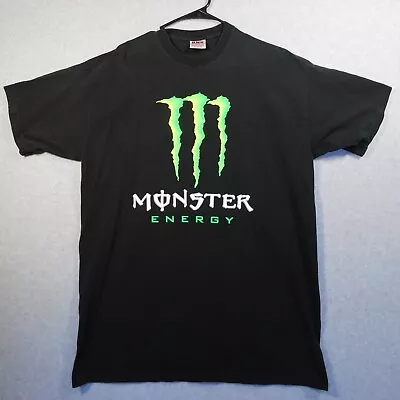 VINTAGE Monster Shirt Mens Extra Large Tall Energy Drink Y2K Cyber Goth Grunge • $60.67