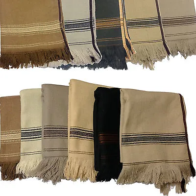 Afghan Patoo Blanket Wool Shawl Patu Long Scarf Wrap Thick Pashtun Mens Womens • £39.99