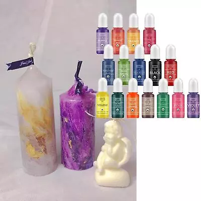 16x Candle Color Dye Candle Making 10ml Each Painting Decoration • £14.08