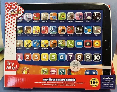 My First Smart Pad Tablet Touchpad Toddler Educational NEW-Play Right Brand • $18