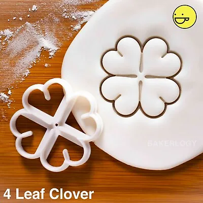 £5.91 • Buy 4 Leaf Clover Cookie Cutter |Lucky Shamrock St Patricks Day Ireland Holy Trinity