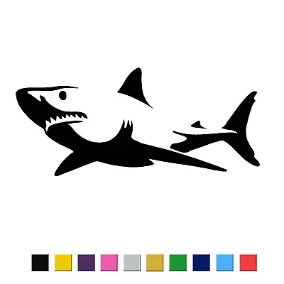 Shark Car Sticker Decal Vinyl Van Laptop Window Decorative Diy Sticker Wall DIY • £2.49