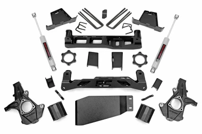 $999.95 • Buy Rough Country 6  Suspension Lift Kit For 2007-2013 Chevy/GMC 1500 4WD - 23630
