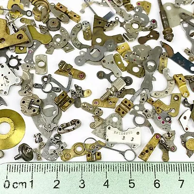 25 Pocket Clock Wrist Parts Watch Gears Steampunk Watchmaker Lot Bridge Plates • $7.99