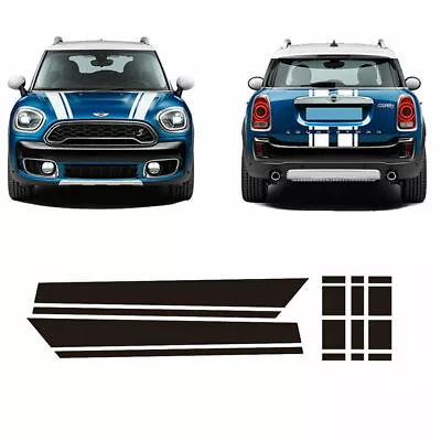 Hood Stripes Rear Graphics Decal Stickers For Mini Cooper Countryman F60 2016-22 • $31.14