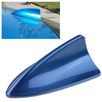 $7.98 • Buy Blue Car Roof Universal Shark Fin Antenna Cover Vortex Aerial For MOST CARS AUTO