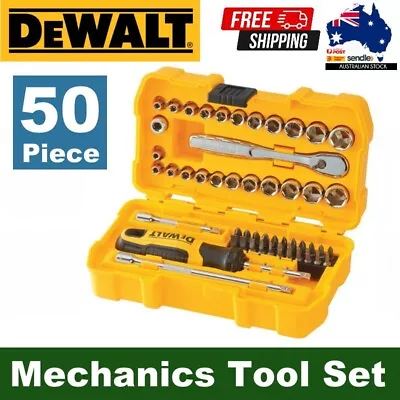 NEW DeWALT 1/4  Drive 50 Piece Mechanics Tool Set Kit DWMT81610 Socket Set • $74.95