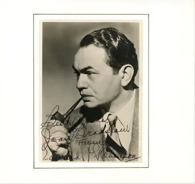 Edward G. Robinson - Signed Vintage Photograph • $80