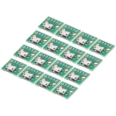 30 Pcs MiCro USB To Dip Female Sockets Type B 5pin Adapter Board Solderable  • $7.93