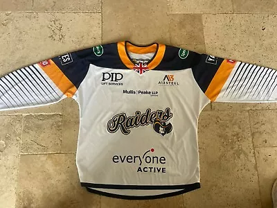 Raiders Match Worn Ice Hockey Shirt • £50