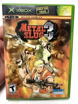 Metal Slug 3 For Microsoft Xbox Original Complete CIB By SNK + Reg Card III • $25.72
