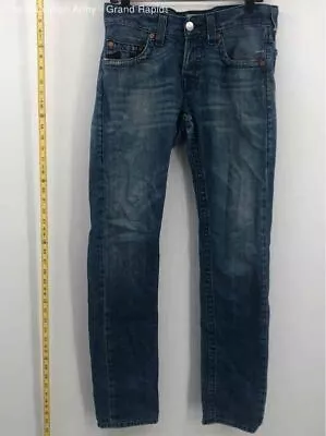 True Religion Mens Blue Medium Wash 5-Pockets Denim Skinny Jeans Size 30 • $9.99