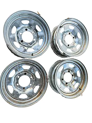 Toyota Landcuiser Chrome Rims Wheel Set FJ40 FJ60 Vintage Offroad OEM • $799.99