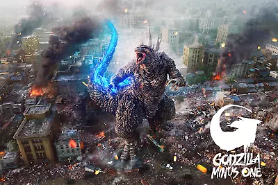 Godzilla Minus One Movie Poster 11 X 17 Or 24 X 36 • $12.99