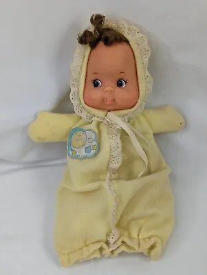 Mattel Baby Beans Doll Yellow Gown 9 Inch 1984 • $9.86